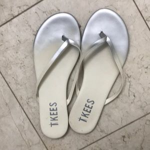 Silver Ombré Tkees Sandals